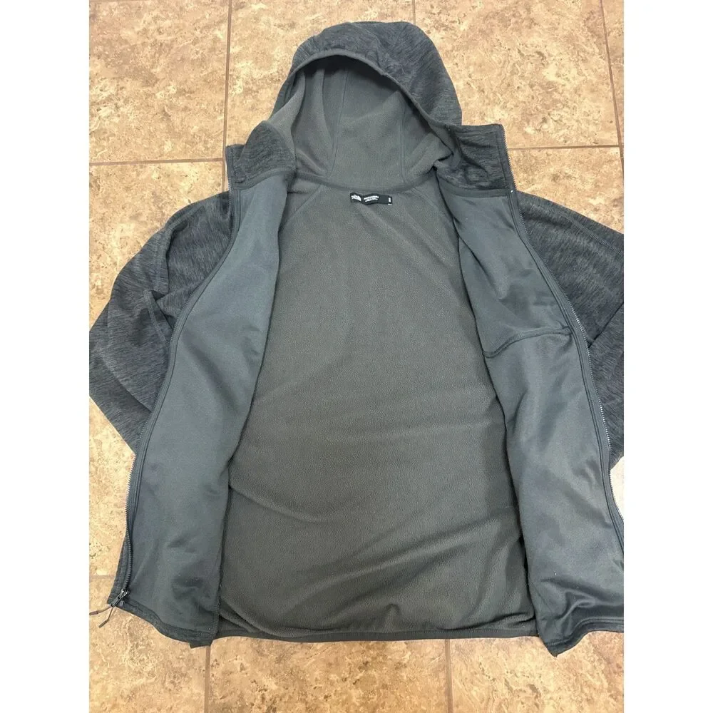 The North Face Full Zip Canyonland Hoodie Jacket Mens Medium Gray Fleece